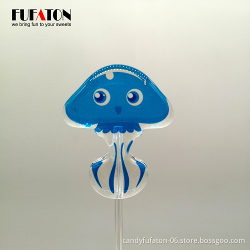 Handmade ocean sea animal marshmallow lollipops candy